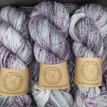 Load image into Gallery viewer, Sparkle Merino Sock - Full Pink Moon 5 HYC Five Year Anniversary - Heathered Yarn Company