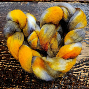 Fiber Dyed Roving Braid - MYSTERY! - Heathered Yarn Company