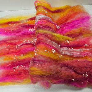 Sunset Fiber Batt - Heathered Yarn Company