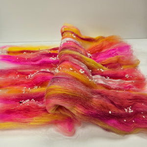 Sunset Fiber Batt - Heathered Yarn Company