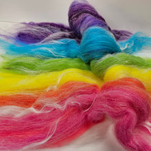 Load image into Gallery viewer, Rainbow Fiber Batt - Heathered Yarn Company
