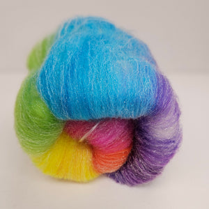 Rainbow Fiber Batt - Heathered Yarn Company