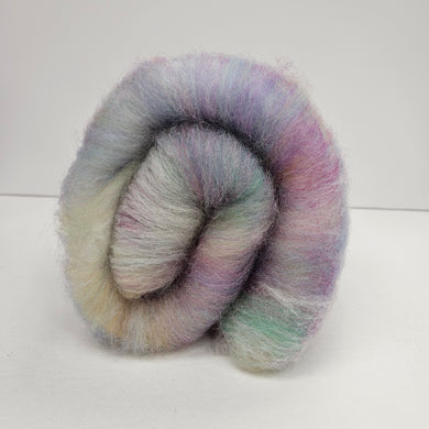 Rainbow Cloud Fiber Batt - Heathered Yarn Company