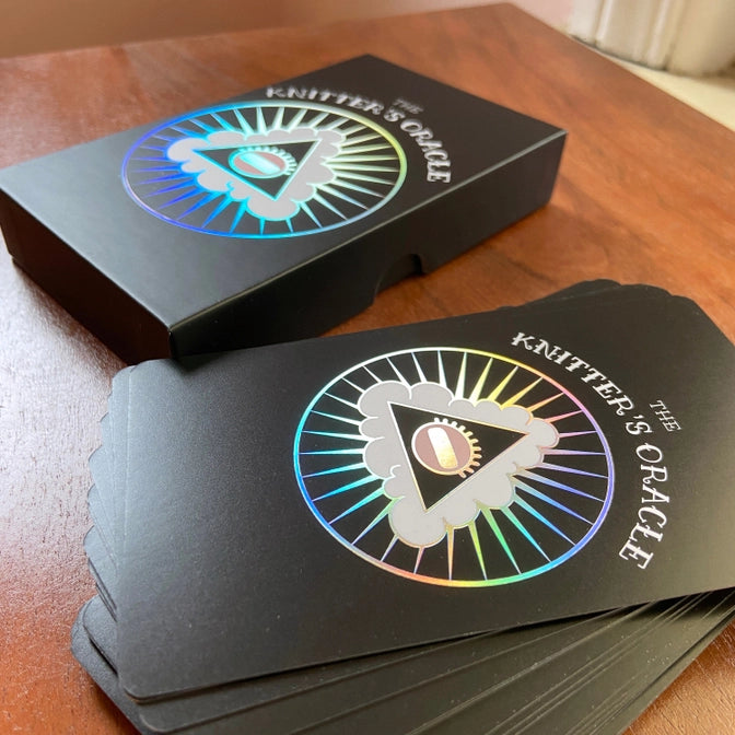 The Knitter's Oracle- Holographic Version – Heathered Yarn Company