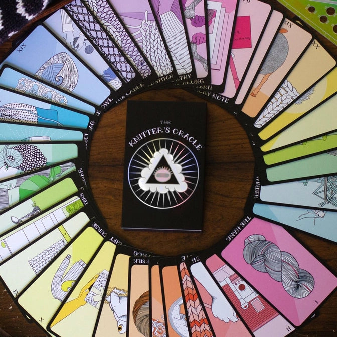 The Knitter's Oracle- Holographic Version  Heathered Yarn Company