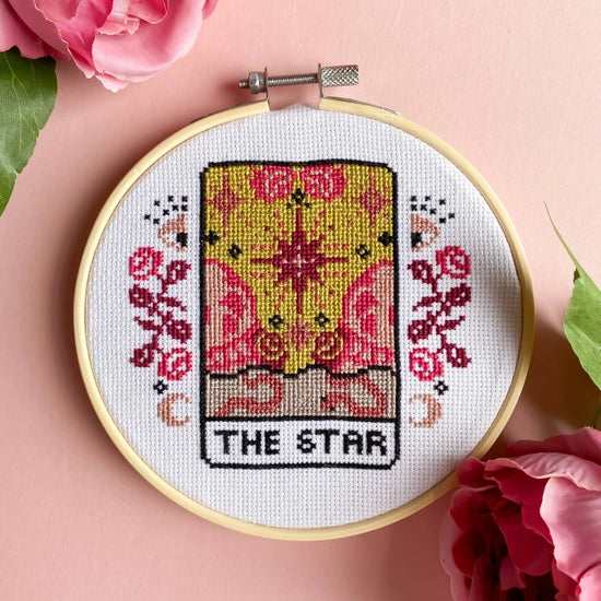 The Star Tarot Card Cross Stitch Kit
