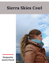 Load image into Gallery viewer, Sierra Skies Cowl (Hard copy with Ravelry download code)
