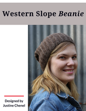Load image into Gallery viewer, Western Slope Beanie (Hard copy with Ravelry download code)
