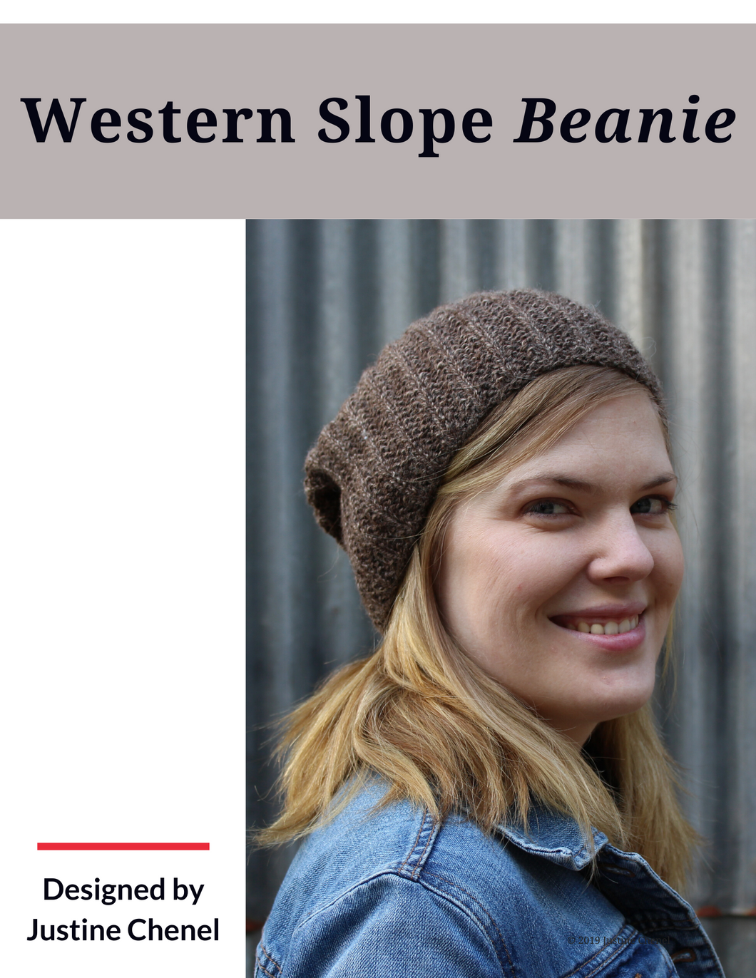 Western Slope Beanie (Hard copy with Ravelry download code)